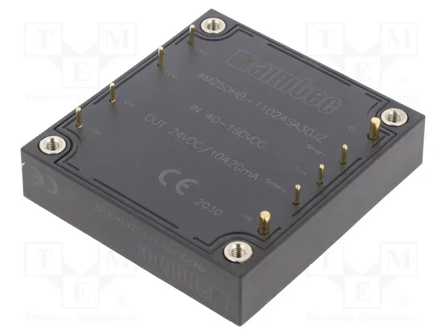 AM250HB-11024SA30JZ (Converter: DC/DC; 250W; Uin: 40?160V; 24VDC; Iout: 10.4A; Half BrickСрок поставки 2-3 недели)