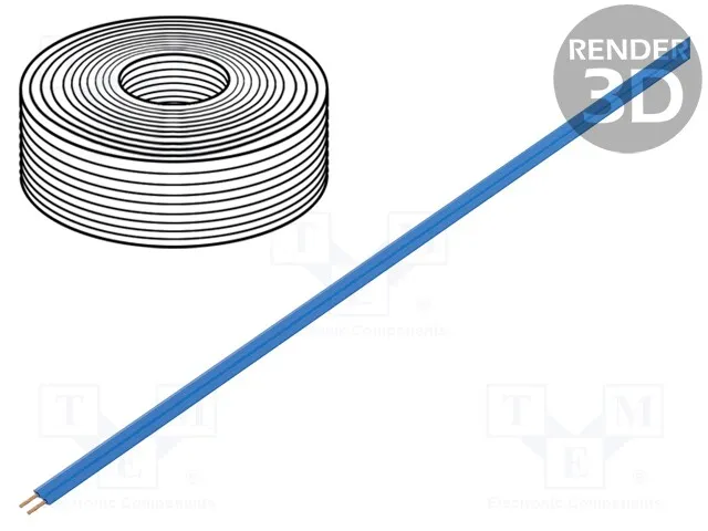218-22 (Wire: ribbon; stranded; Cu; 2x0,14mm2; PVC; blue; 250V; 5mСрок поставки 2-3 недели)