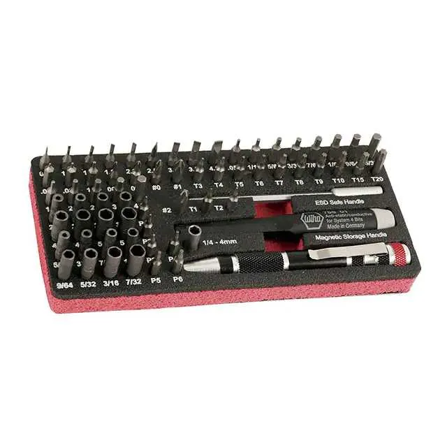 75968 (BIT SET HEX ASSORTED W/TRAY 68PC)