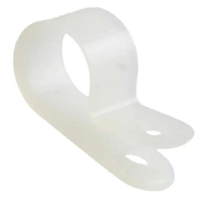 7630 (CBL CLAMP P-TYPE WHITE FASTENER)