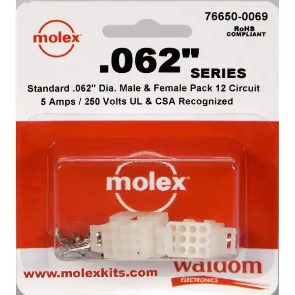 0766500069 (KIT CONN STD.062 12 CIRCUITSСрок поставки 5-10 дней)