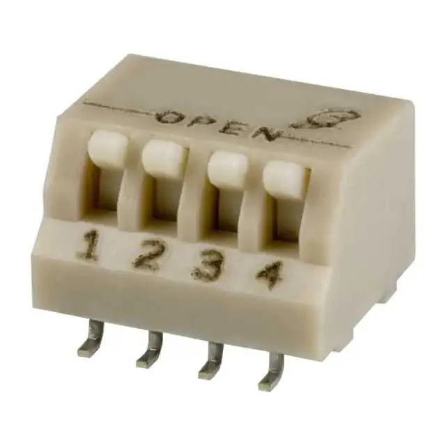 76HPSB04GWRT (SWITCH PIANO DIP SPST 150MA 30V)