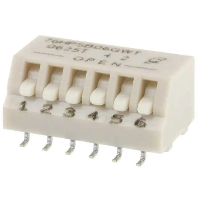 76HPSB06GWRT (SWITCH PIANO DIP SPST 150MA 30V)
