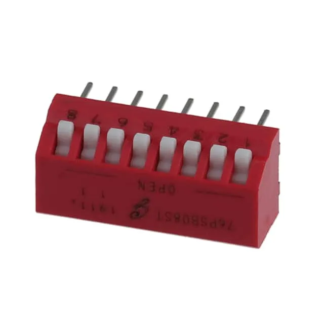 76PSB08ST (SWITCH PIANO DIP SPST 150MA 30V)