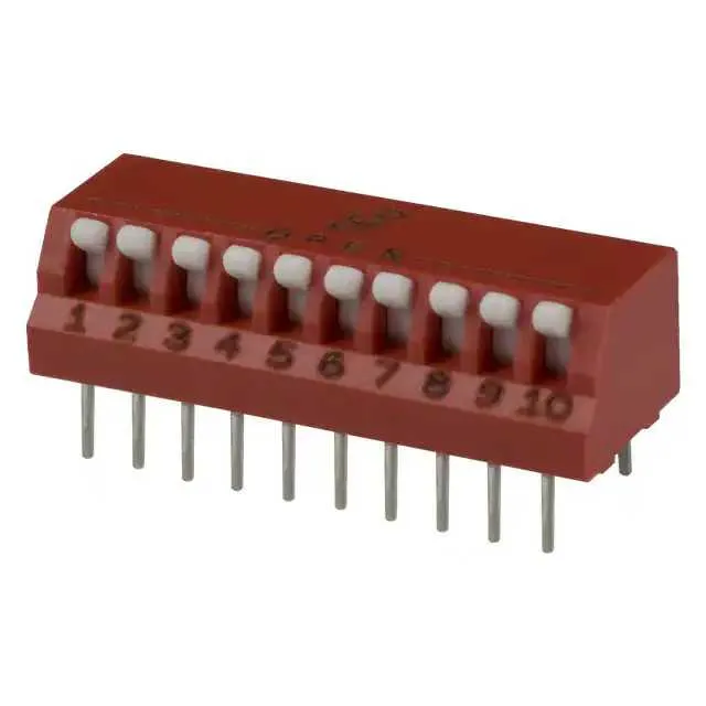 76PSB10ST (SWITCH PIANO DIP SPST 150MA 30V)