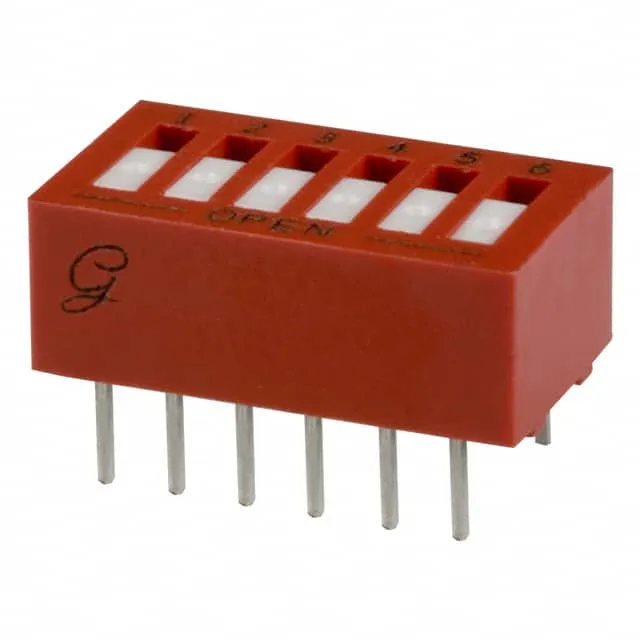 76RSB06T (SWITCH ROCKER DIP SPST 150MA 30V)