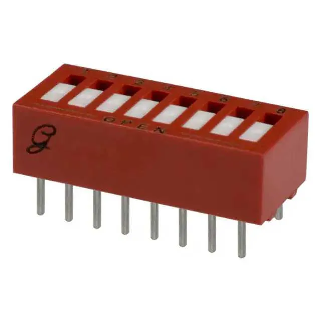 76RSB08T (SWITCH ROCKER DIP SPST 150MA 30V)