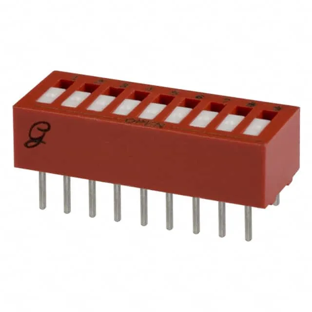 76RSB09S (SWITCH ROCKER DIP SPST 150MA 30V)