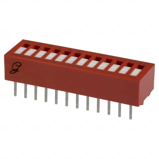 76RSB12ST (SWITCH ROCKER DIP SPST 150MA 30V)