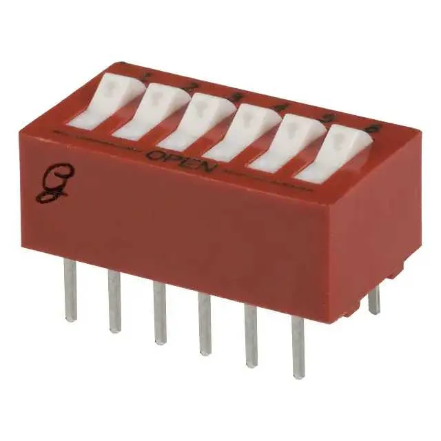 76SB06T (SWITCH ROCKER DIP SPST 150MA 30V)