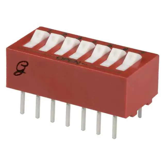 76SB07S (SWITCH ROCKER DIP SPST 150MA 30V)