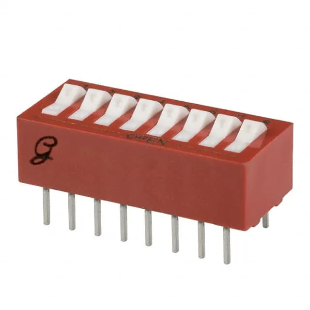 76SB08S (SWITCH ROCKER DIP SPST 150MA 30V)