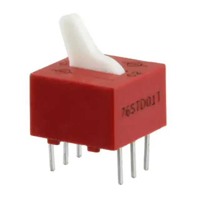 76STD01T (SWITCH TOGGLE DIP DPDT 150MA 30V)