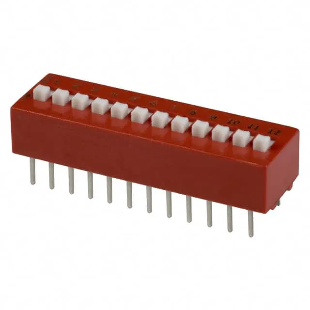 78B12ST (SWITCH SLIDE DIP SPST 150MA 30V)