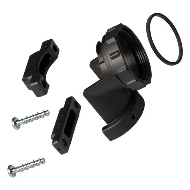796382-2 (CONN BACKSHELL W/CLAMP SZ 23 BLK)