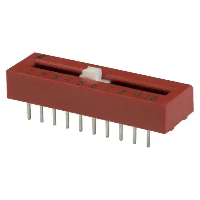 79A10T (SWITCH SLIDE DIP 10PST 125MA 6V)