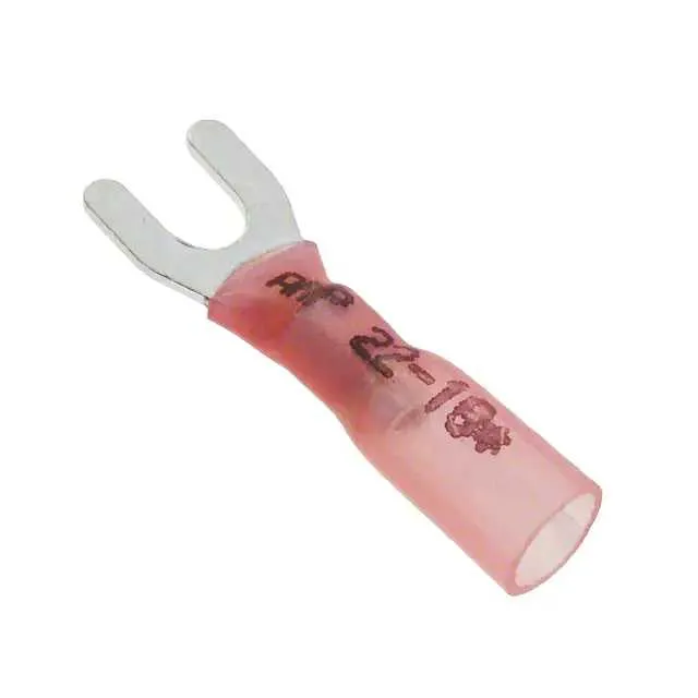 8-55866-2 (CONN SPADE TERM 18-22AWG #6 RED)