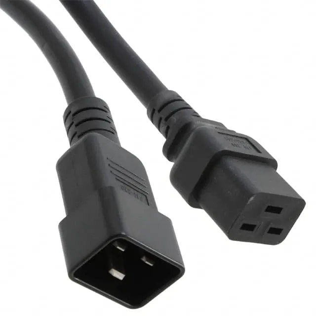 800-12-32D-BL-0008F (IEC-C20 TO IEC-C19 SJT BLACK)