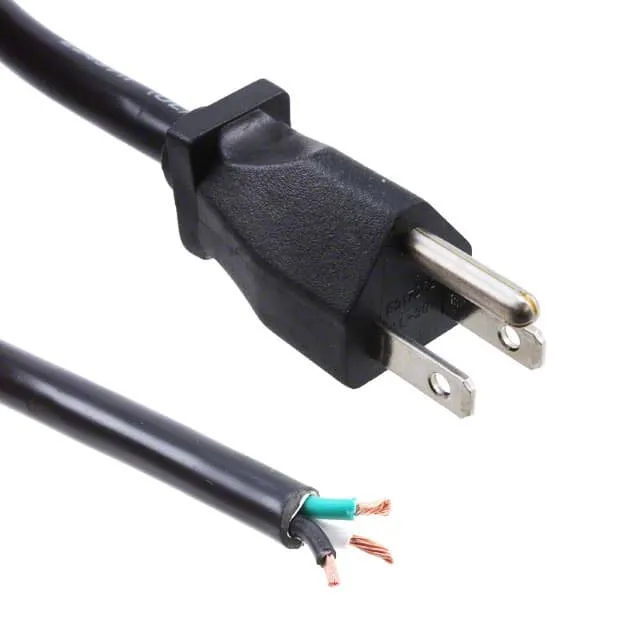 800-1601-2-SJT0-BL-00150 (CORD POWER MALE-OPEN END 1.5M)