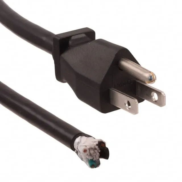 800-1801-0-SJT0-BL-00300 (CORD PWR MALE-OPEN END 18AWG 3M)