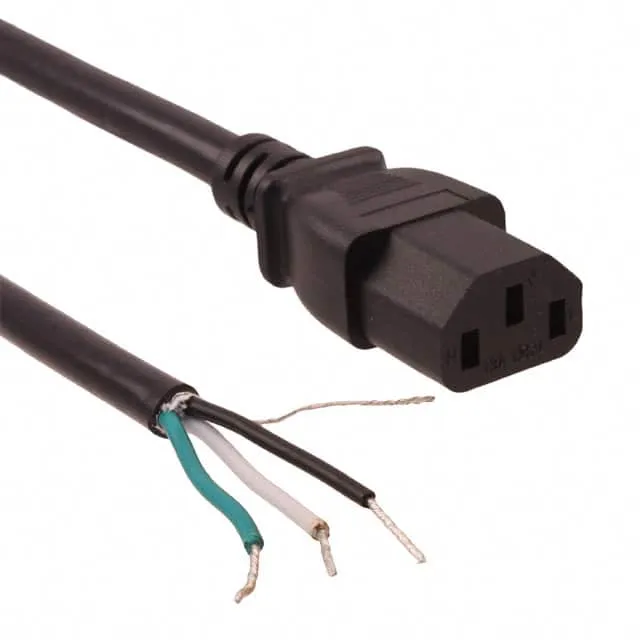 800-1809-0-SJT0-BL-00200 (CORD PWR FEMALE-OPEN END 2M)