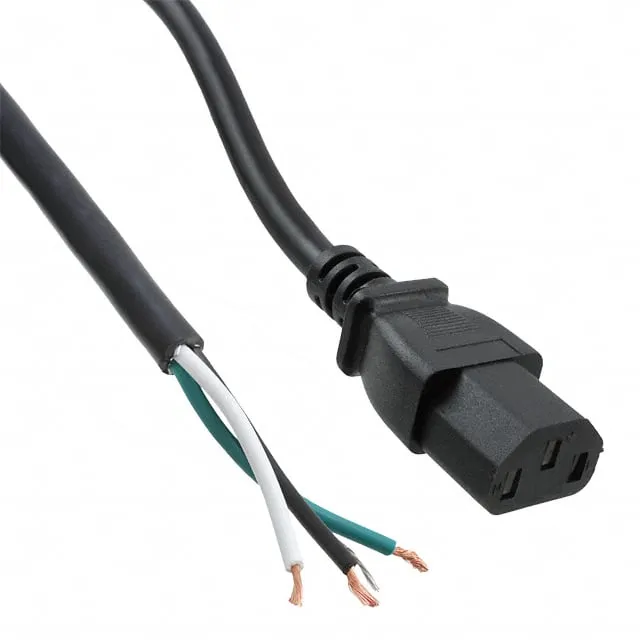 800-1809-2-SJT0-BL-00300 (CORD PWR FEMALE-OPEN END 3M)