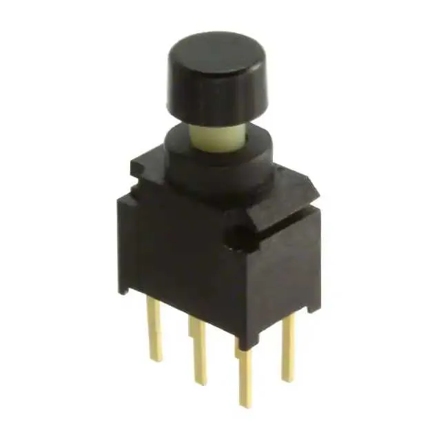 800UDP8P1A1M2RER1BLK (SWITCH PUSH DPDT 0.4VA 20V)