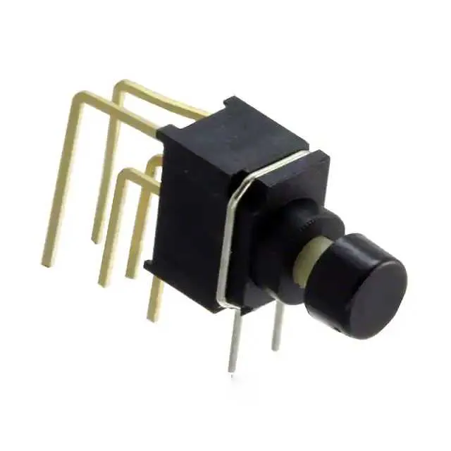 800UDP8P1A1M7RER1BLK (SWITCH PUSH DPDT 0.4VA 20V)