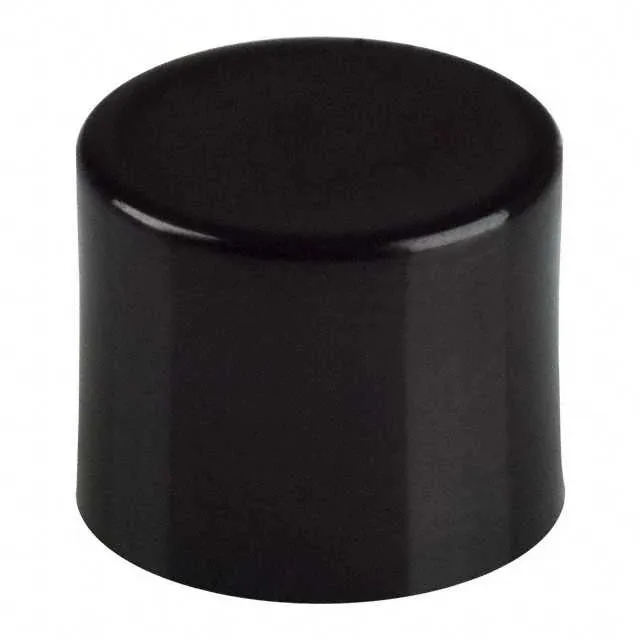 801802000 (CAP PUSHBUTTON ROUND BLACK)