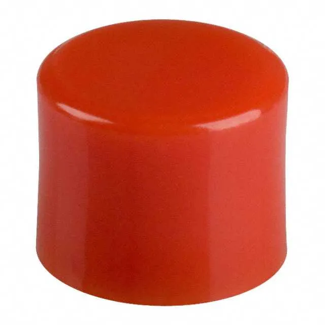 801803000 (CAP PUSHBUTTON ROUND RED)
