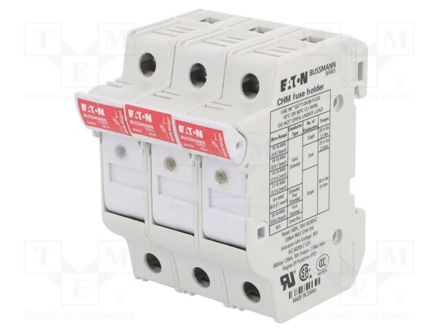 CHM3DIU (FUSE HLDR CART 600V 30A DIN RAIL)