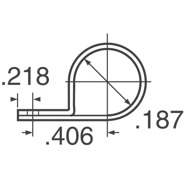 8121 (CBL CLAMP P-TYPE FASTENER)