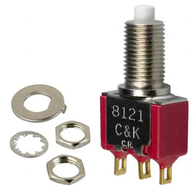 8121LY4ZGE (SWITCH PUSHBUTTON SPDT 1A 120V)