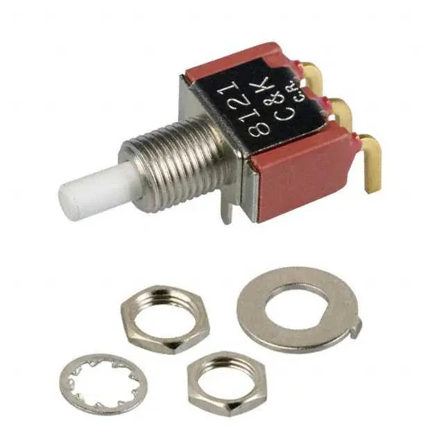 8121SY4ZGE (SWITCH PUSHBUTTON SPDT 1A 120V)