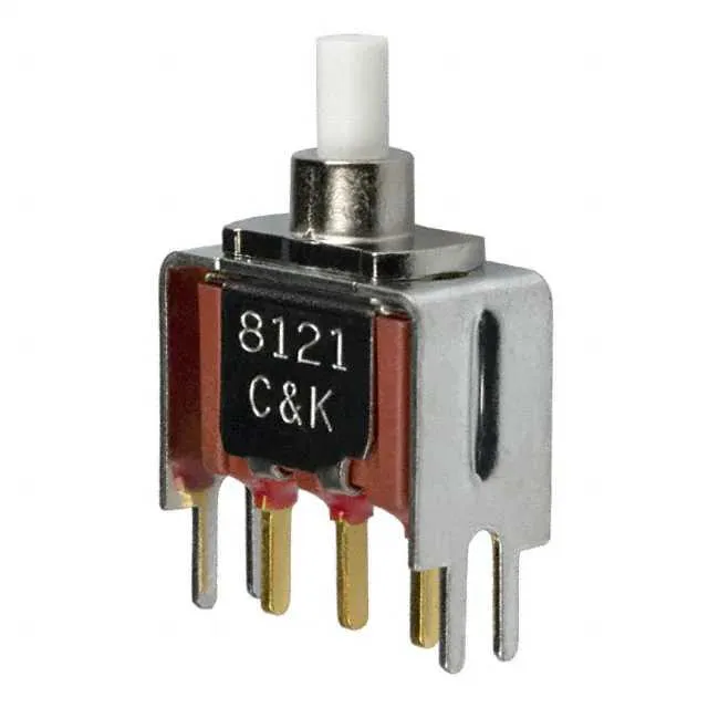 8121SD3V3GE (SWITCH PUSHBUTTON SPDT 1A 120V)