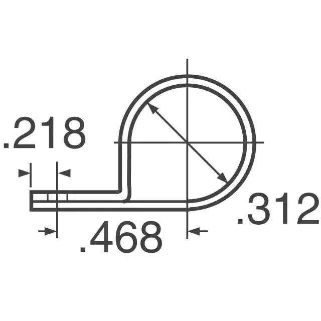 8123 (CBL CLAMP P-TYPE FASTENER)