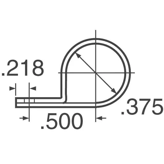 8124 (CBL CLAMP P-TYPE FASTENER)