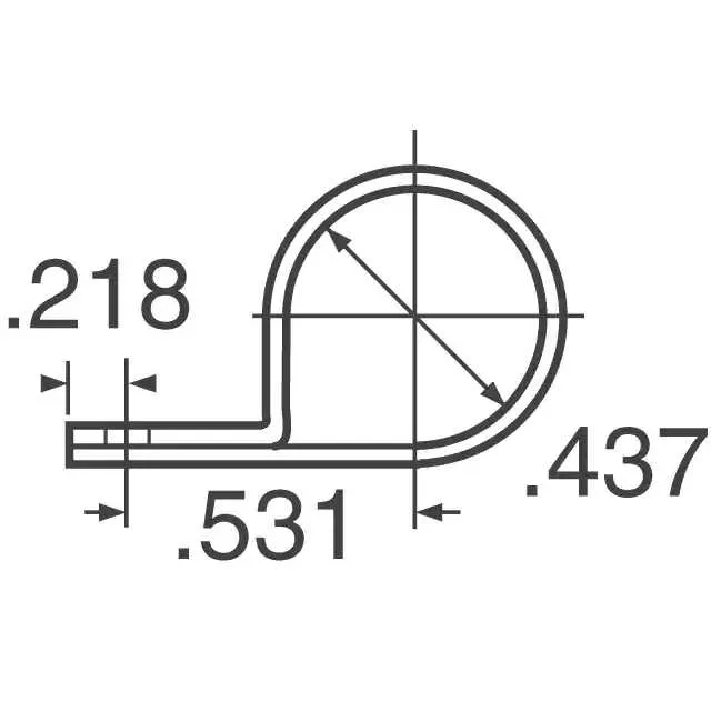 8125 (CBL CLAMP P-TYPE FASTENER)