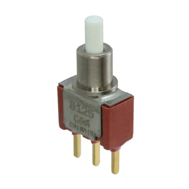 8125SH9CBE (SWITCH PUSH SPDT 0.4VA 20V)