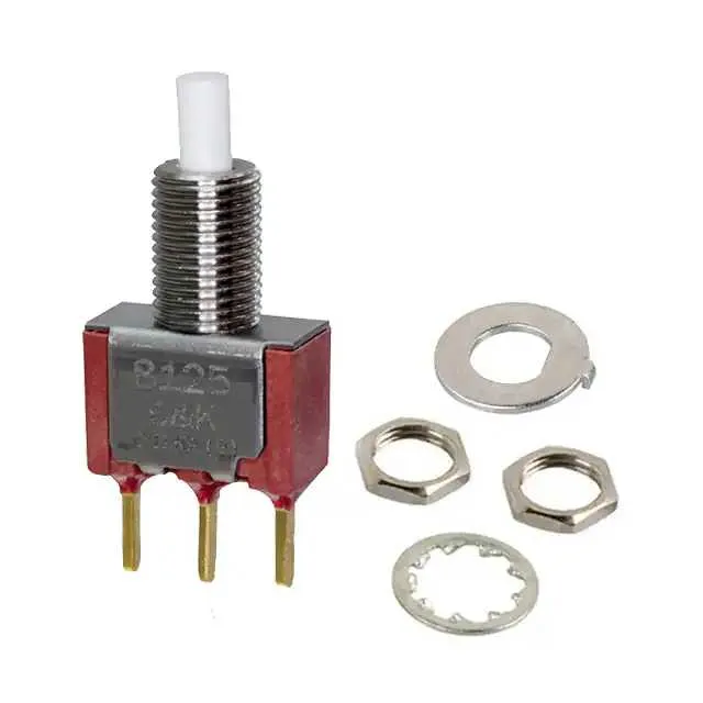 8125SYCBE (SWITCH PUSH SPDT 0.4VA 20V)