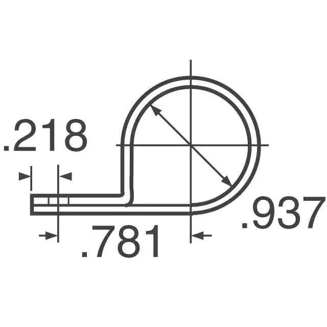 8133 (CBL CLAMP P-TYPE FASTENER)