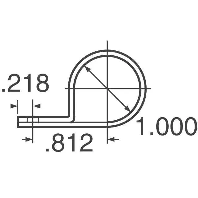 8134 (CBL CLAMP P-TYPE FASTENER)
