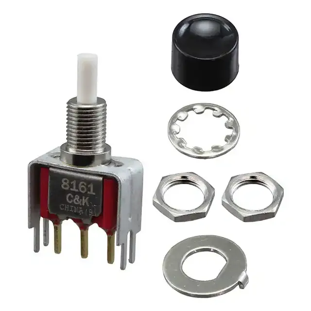 8161SHV3BE2 (SWITCH PUSH SPDT 0.4VA 20V)