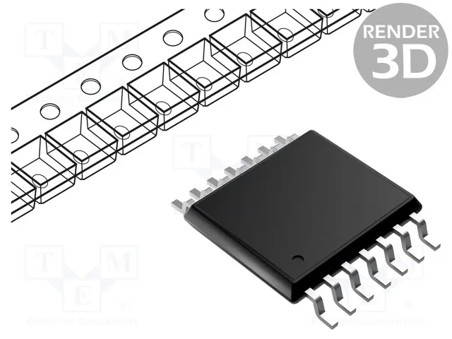 MSP430F2012IPWR (IC MCU 16BIT 2KB FLASH 14TSSOP)