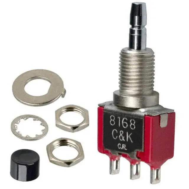 8168LHZQE2 (SWITCH PUSHBUTTON SPDT 6A 120V)