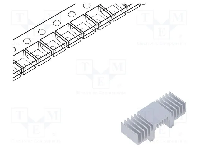 DV-T263-301E-TR (HEATSINK D2PAK TO-263 DEGREASED)