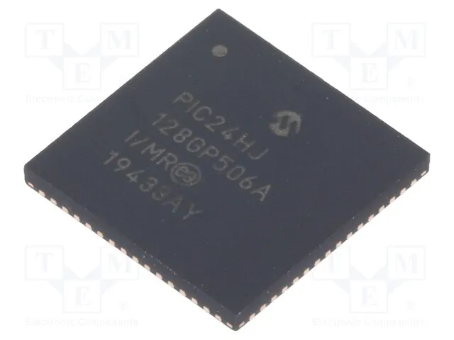 PIC24HJ128GP506A-I/MR (IC MCU 16BIT 128KB FLASH 64QFN)