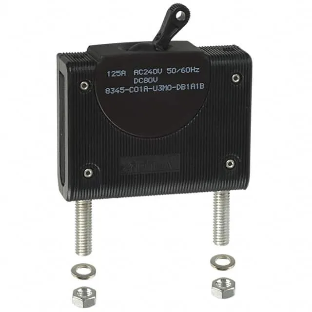 8345-C01A-U3M0-DB1A1B-125A (CIR BRKR 125A 240VAC 80VDC)