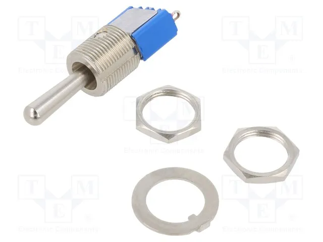 5637MA (Switch Toggle Mom OFF Mom SPDT Lever Solder Lug 4A 250VAC 30VDC Panel Mount with ThreadsСрок поставки 2-3 недели)