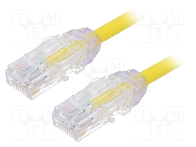 UTP28X1MYL (CAT 6A 28AWG UTP PATCH CORD, CM/)